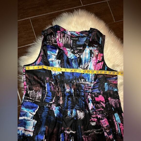 Lane Bryant colorful tunic dress sz 16 - Picture 4 of 5